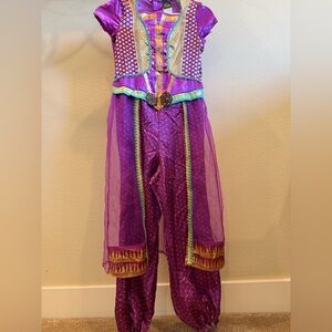 Disney Purple and Gold Casual Kids Dress